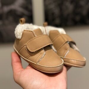 Cozy Tan Baby Shoes